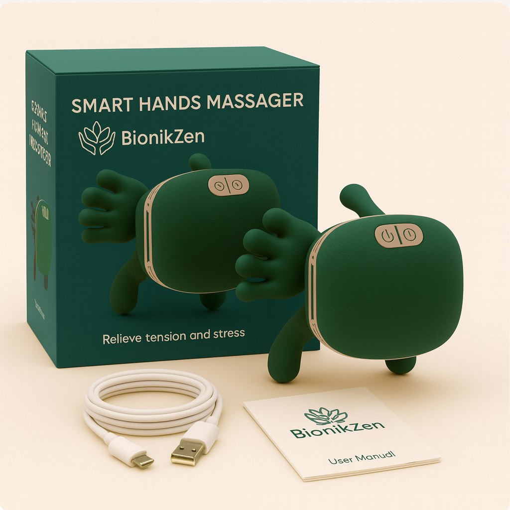 Neck massager with heat therapy