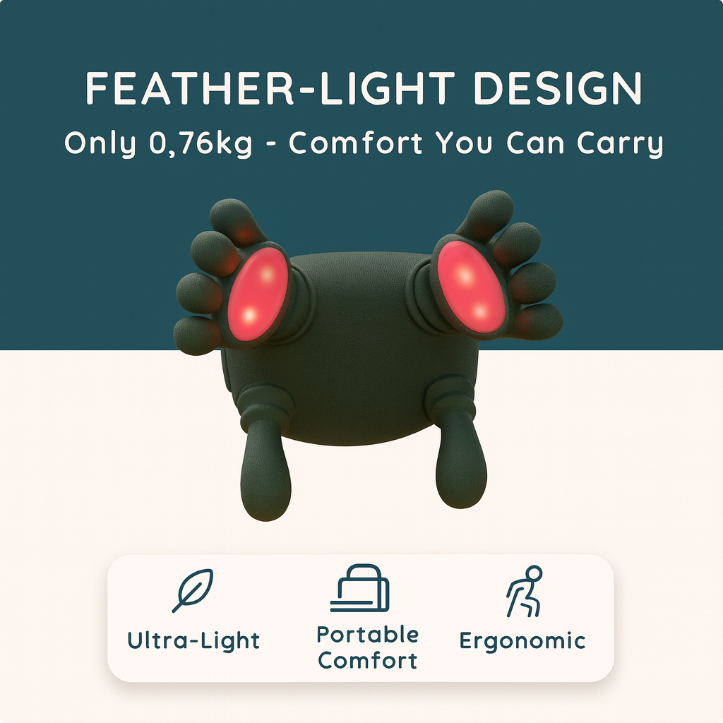 Neck massager with heat therapy