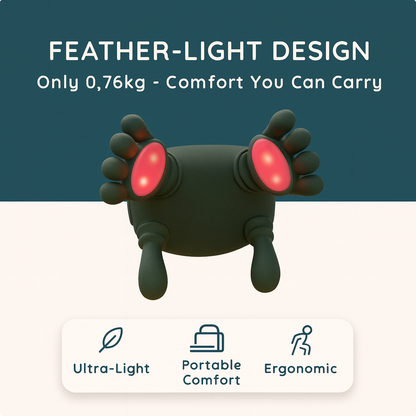 Neck massager with heat therapy